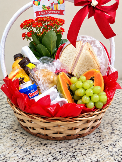 Ref. 1380 - Cesta de café da manhã Amore