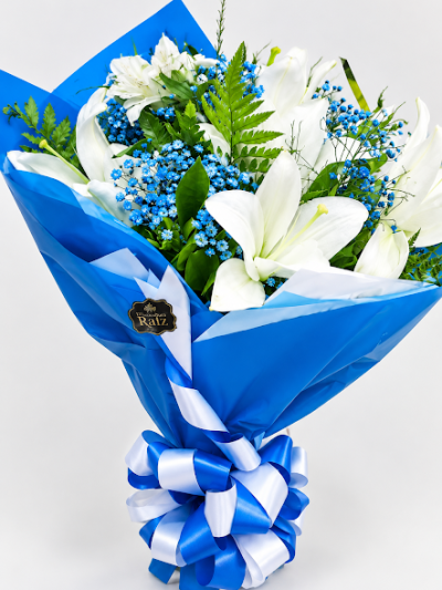 REF. 1125 - Buquê de lírio Branco